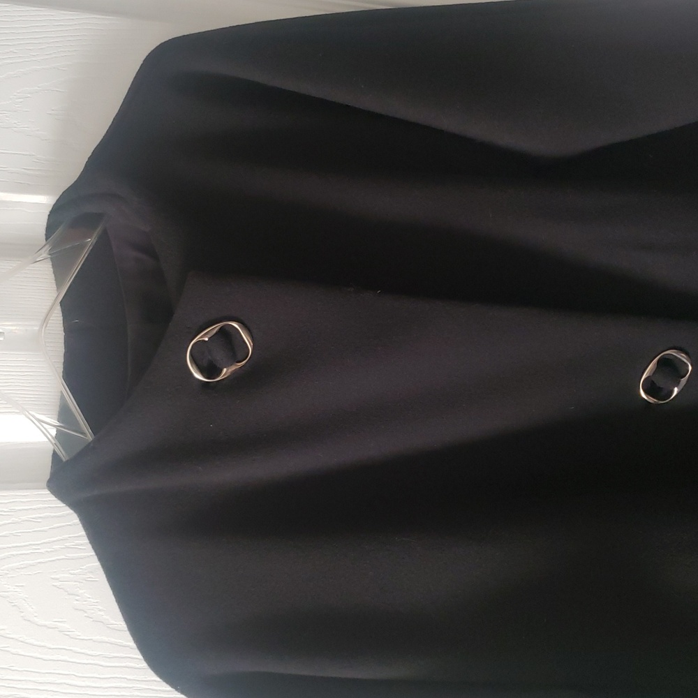 Vintage Black Wool Coat